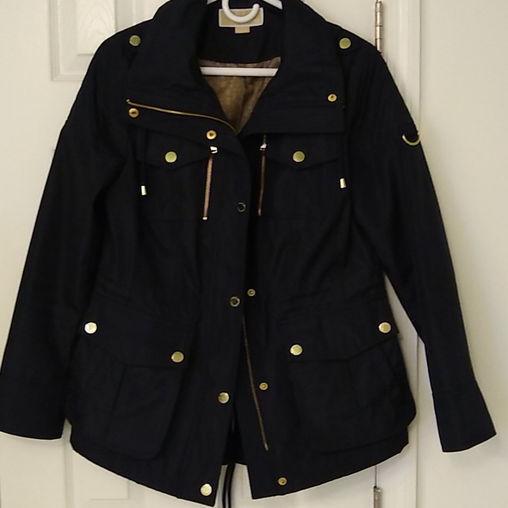 Michael Kors Women's Navy Blue Jacket Small